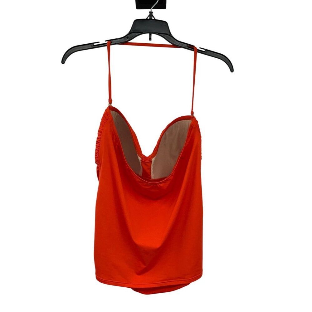 La Blanca Tankini Top Swimsuit Womens 12 Used Orange - Picture 2 of 13
